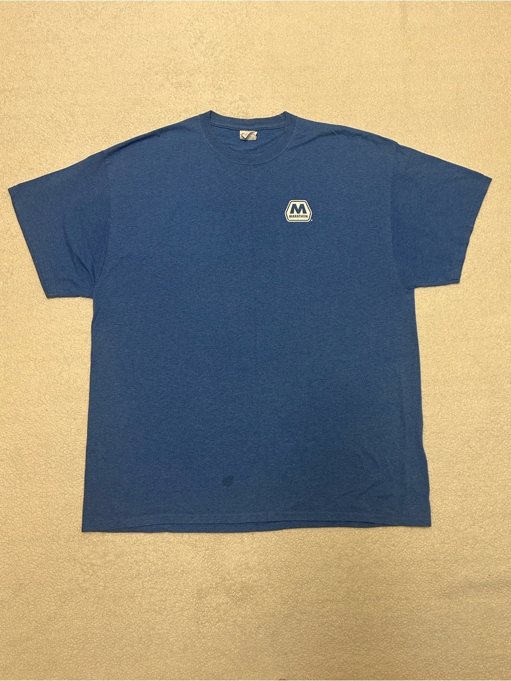 Men’s Blue Logo Crewneck T-Shirt
